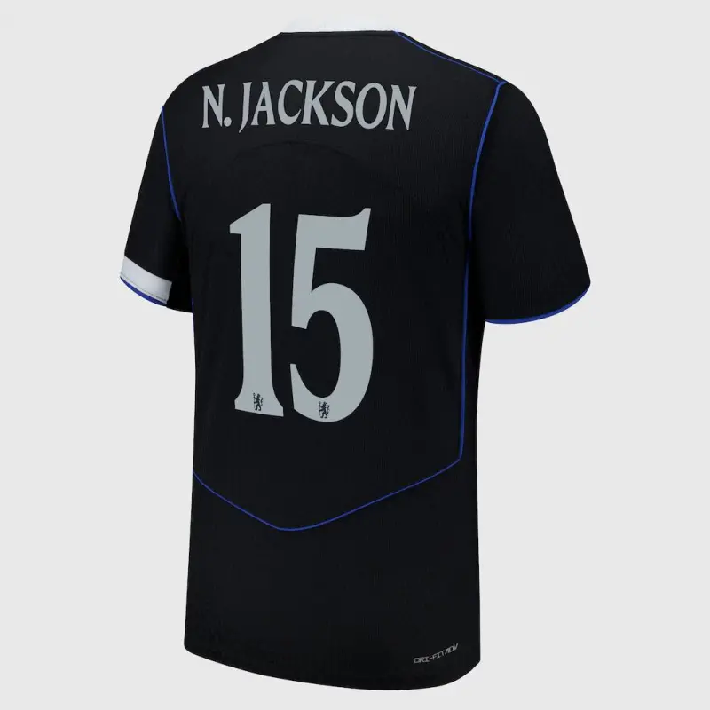Chelsea chelsea cup nike drittes dri fit adv match shirt 2025-26 mit n.jackson 15 aufdruck Trikot - Exklusive Chelsea Fußballbekleidung Chelsea chelsea cup nike drittes dri fit adv match shirt 2025-26 mit n.jackson 15 aufdruck Trikot - Exklusive Chelsea Fußballbekleidung