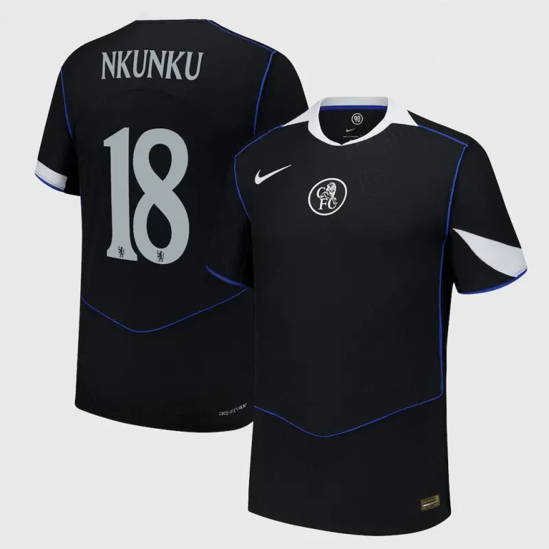 Chelsea chelsea cup nike drittes dri fit adv match shirt 2025-26 mit nkunku 18 aufdruck Trikot - Exklusive Chelsea Fußballbekleidung