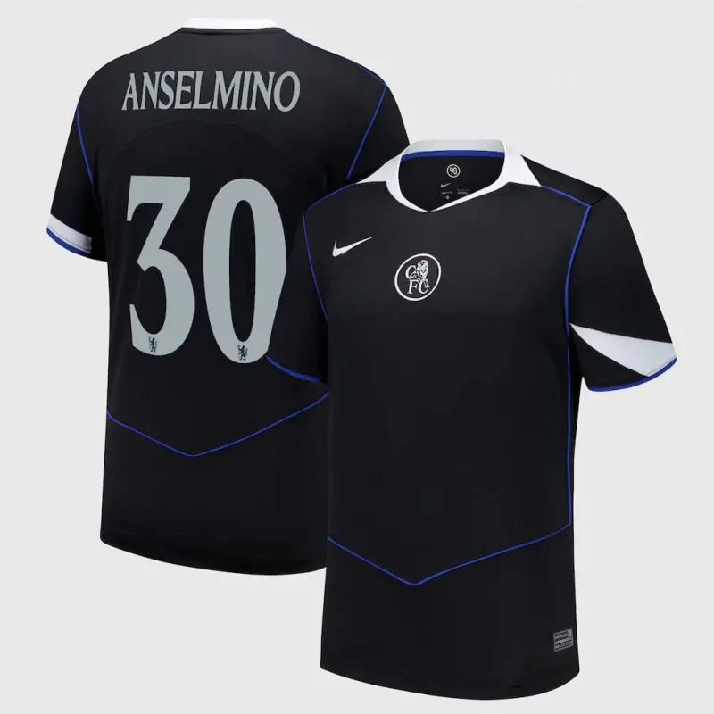 Chelsea chelsea cup nike drittes stadiontrikot 2025-26 mit anselmino 30-aufdruck Trikot - Exklusive Chelsea Fußballbekleidung