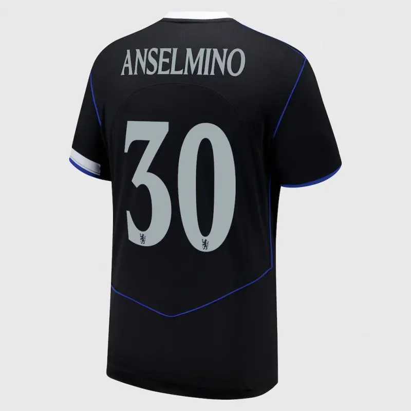 Chelsea chelsea cup nike drittes stadiontrikot 2025-26 mit anselmino 30-aufdruck Trikot - Exklusive Chelsea Fußballbekleidung Chelsea chelsea cup nike drittes stadiontrikot 2025-26 mit anselmino 30-aufdruck Trikot - Exklusive Chelsea Fußballbekleidung