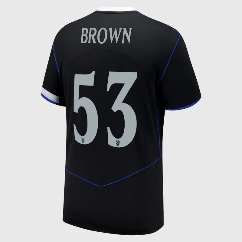 Chelsea chelsea cup nike drittes stadiontrikot 2025-26 mit aufdruck „brown 53“ Trikot - Exklusive Chelsea Fußballbekleidung Chelsea chelsea cup nike drittes stadiontrikot 2025-26 mit aufdruck „brown 53“ Trikot - Exklusive Chelsea Fußballbekleidung