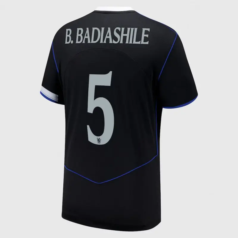 Chelsea chelsea cup nike drittes stadiontrikot 2025-26 mit b. badiashile 5-aufdruck Trikot - Exklusive Chelsea Fußballbekleidung Chelsea chelsea cup nike drittes stadiontrikot 2025-26 mit b. badiashile 5-aufdruck Trikot - Exklusive Chelsea Fußballbekleidung