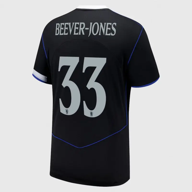Chelsea chelsea cup nike drittes stadiontrikot 2025-26 mit beever-jones 33-aufdruck Trikot - Exklusive Chelsea Fußballbekleidung Chelsea chelsea cup nike drittes stadiontrikot 2025-26 mit beever-jones 33-aufdruck Trikot - Exklusive Chelsea Fußballbekleidung