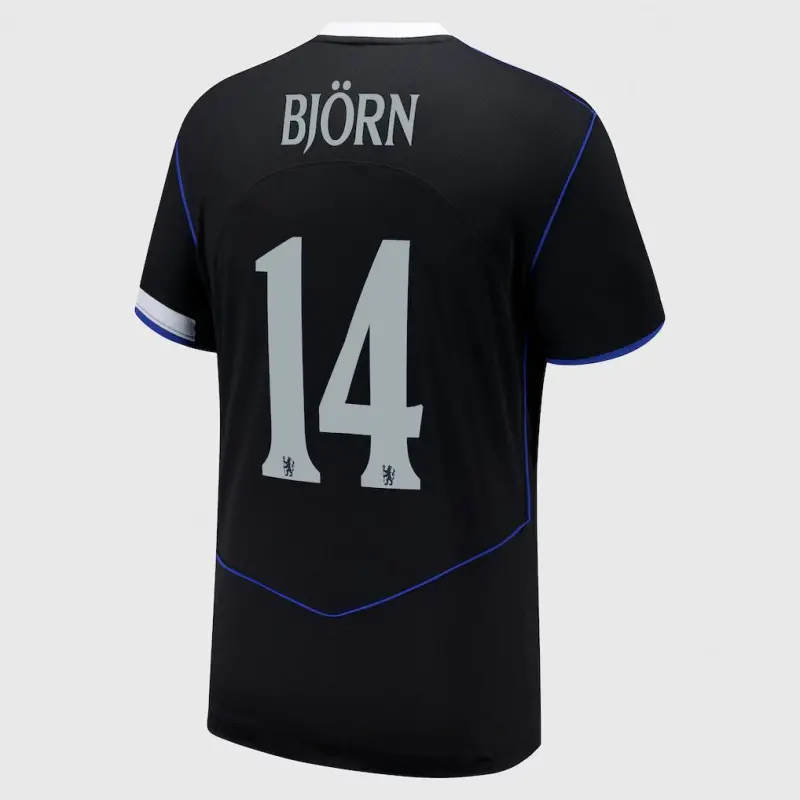 Chelsea chelsea cup nike drittes stadiontrikot 2025-26 mit björn 14-aufdruck Trikot - Exklusive Chelsea Fußballbekleidung Chelsea chelsea cup nike drittes stadiontrikot 2025-26 mit björn 14-aufdruck Trikot - Exklusive Chelsea Fußballbekleidung