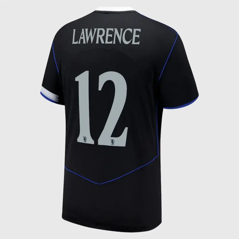 Chelsea chelsea cup nike drittes stadiontrikot 2025-26 mit lawrence 12-aufdruck Trikot - Exklusive Chelsea Fußballbekleidung Chelsea chelsea cup nike drittes stadiontrikot 2025-26 mit lawrence 12-aufdruck Trikot - Exklusive Chelsea Fußballbekleidung