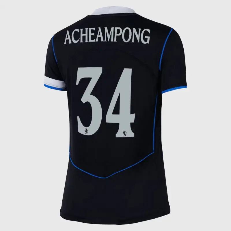 Chelsea chelsea cup nike drittes stadiontrikot 2025-26 – damen mit acheampong 34-aufdruck Trikot - Exklusive Chelsea Fußballbekleidung Chelsea chelsea cup nike drittes stadiontrikot 2025-26 – damen mit acheampong 34-aufdruck Trikot - Exklusive Chelsea Fußballbekleidung