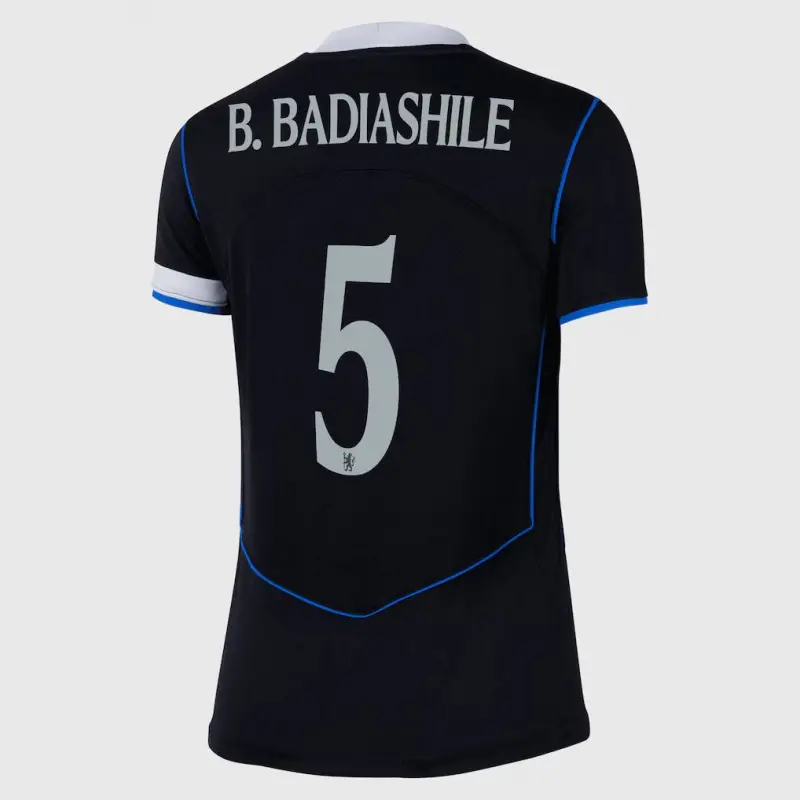 Chelsea chelsea cup nike drittes stadiontrikot 2025-26 – damen mit b. badiashile 5-aufdruck Trikot - Exklusive Chelsea Fußballbekleidung Chelsea chelsea cup nike drittes stadiontrikot 2025-26 – damen mit b. badiashile 5-aufdruck Trikot - Exklusive Chelsea Fußballbekleidung