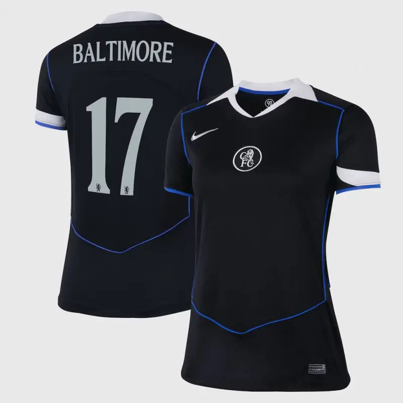 Chelsea chelsea cup nike drittes stadiontrikot 2025-26 – damen mit baltimore 17-aufdruck Trikot - Exklusive Chelsea Fußballbekleidung