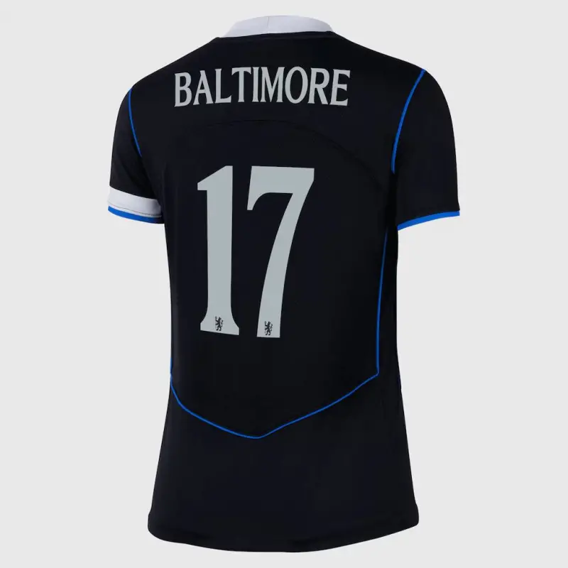 Chelsea chelsea cup nike drittes stadiontrikot 2025-26 – damen mit baltimore 17-aufdruck Trikot - Exklusive Chelsea Fußballbekleidung Chelsea chelsea cup nike drittes stadiontrikot 2025-26 – damen mit baltimore 17-aufdruck Trikot - Exklusive Chelsea Fußballbekleidung