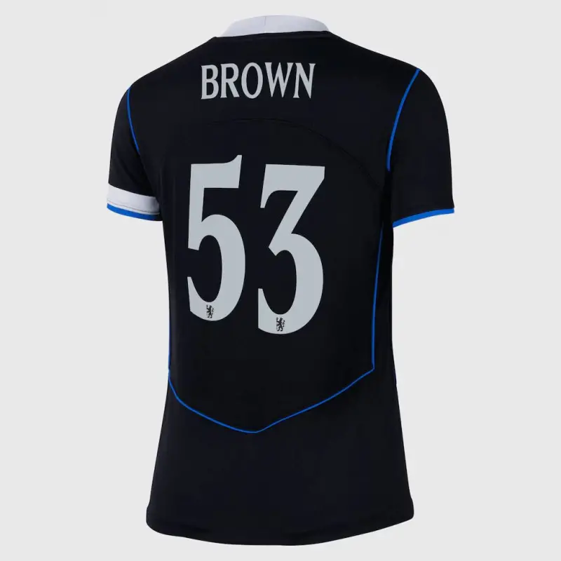 Chelsea chelsea cup nike drittes stadiontrikot 2025-26 – damen mit braunem 53-aufdruck Trikot - Exklusive Chelsea Fußballbekleidung Chelsea chelsea cup nike drittes stadiontrikot 2025-26 – damen mit braunem 53-aufdruck Trikot - Exklusive Chelsea Fußballbekleidung