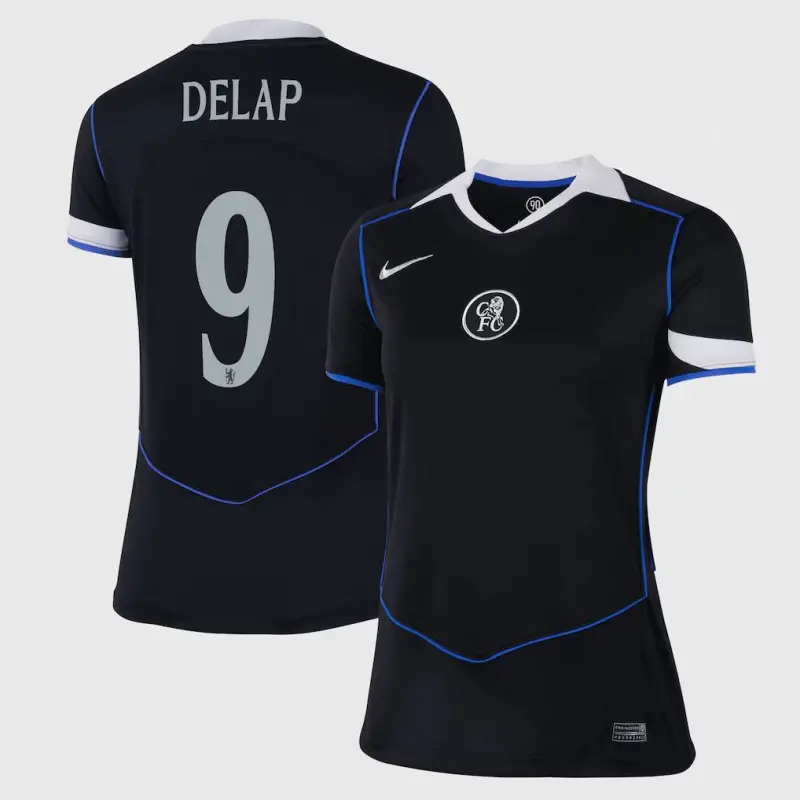 Chelsea chelsea cup nike drittes stadiontrikot 2025-26 – damen mit delap 9-aufdruck Trikot - Exklusive Chelsea Fußballbekleidung
