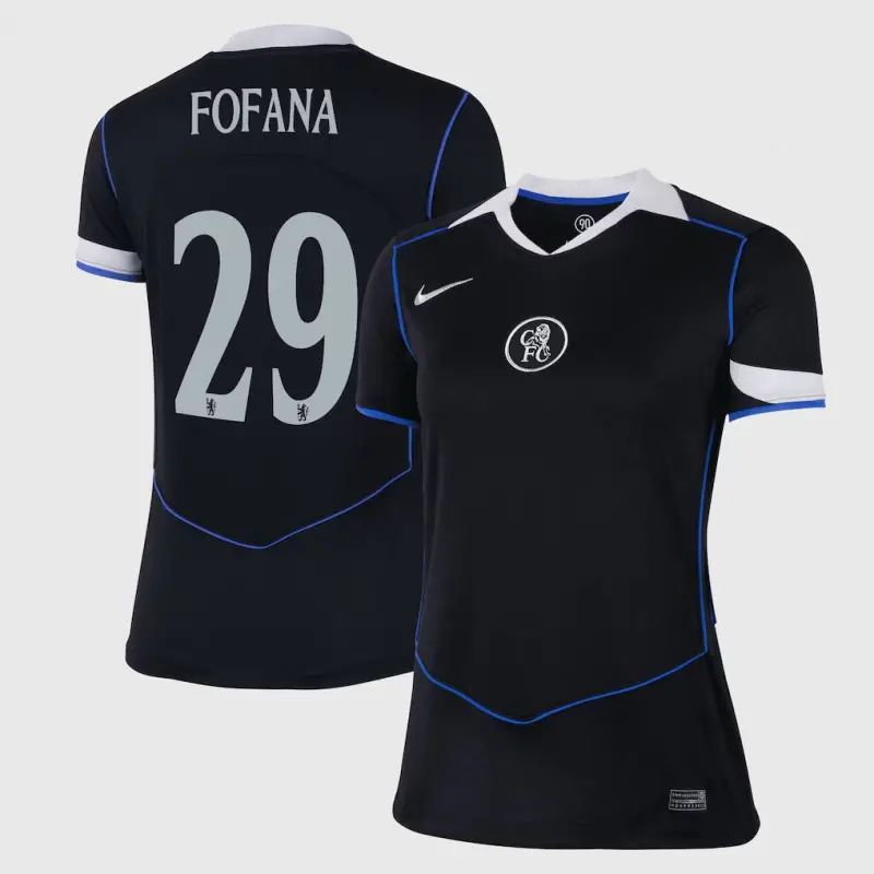 Chelsea chelsea cup nike drittes stadiontrikot 2025-26 – damen mit fofana 29-aufdruck Trikot - Exklusive Chelsea Fußballbekleidung