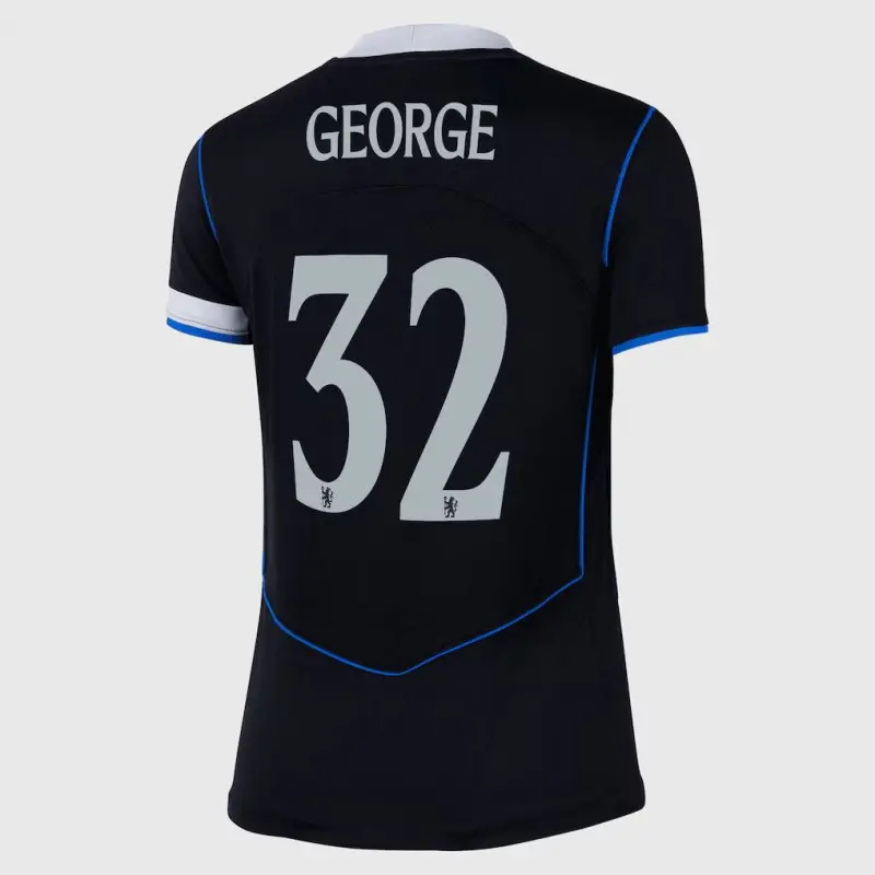 Chelsea chelsea cup nike drittes stadiontrikot 2025-26 – damen mit george 32-aufdruck Trikot - Exklusive Chelsea Fußballbekleidung Chelsea chelsea cup nike drittes stadiontrikot 2025-26 – damen mit george 32-aufdruck Trikot - Exklusive Chelsea Fußballbekleidung