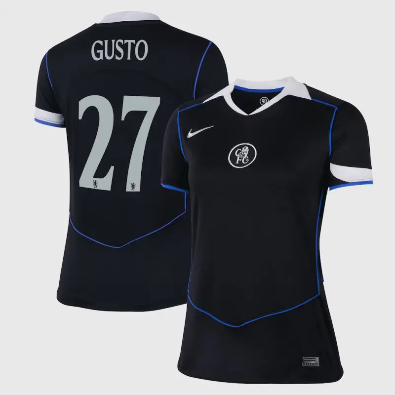 Chelsea chelsea cup nike drittes stadiontrikot 2025-26 – damen mit gusto 27-aufdruck Trikot - Exklusive Chelsea Fußballbekleidung