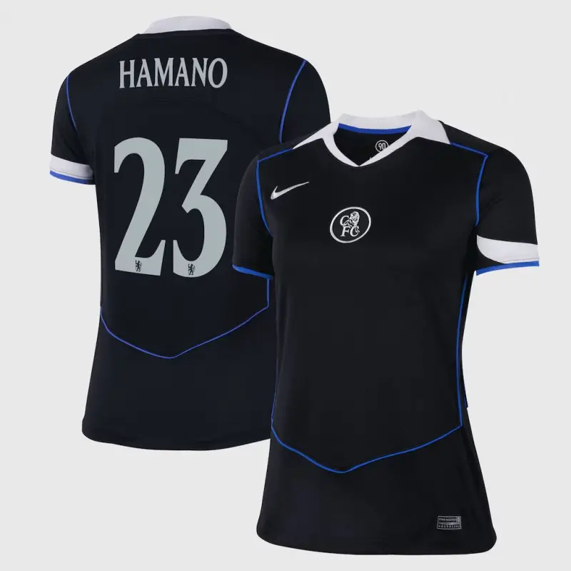 Chelsea chelsea cup nike drittes stadiontrikot 2025-26 – damen mit hamano 23-aufdruck Trikot - Exklusive Chelsea Fußballbekleidung