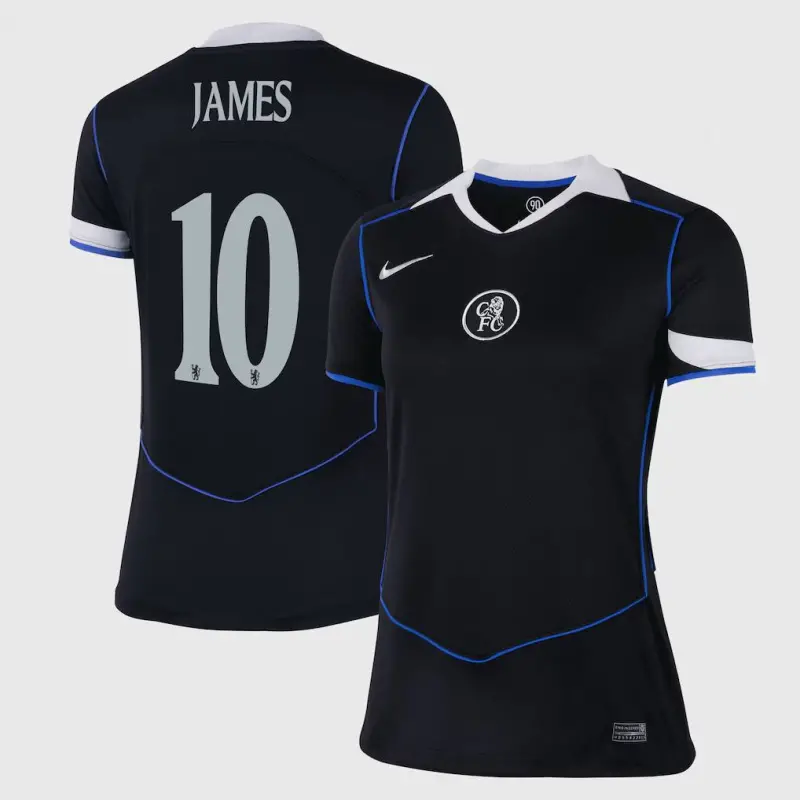 Chelsea chelsea cup nike drittes stadiontrikot 2025-26 – damen mit james 10-aufdruck Trikot - Exklusive Chelsea Fußballbekleidung