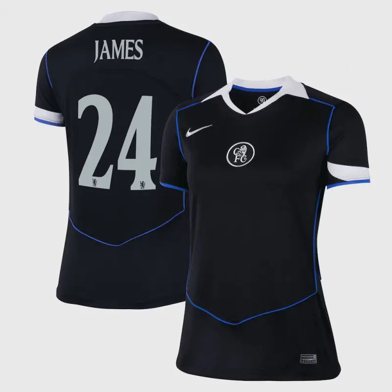 Chelsea chelsea cup nike drittes stadiontrikot 2025-26 – damen mit james 24-aufdruck Trikot - Exklusive Chelsea Fußballbekleidung