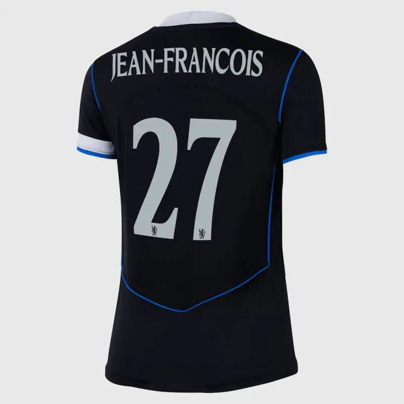 Chelsea chelsea cup nike drittes stadiontrikot 2025-26 – damen mit jean-francois 27-aufdruck Trikot - Exklusive Chelsea Fußballbekleidung Chelsea chelsea cup nike drittes stadiontrikot 2025-26 – damen mit jean-francois 27-aufdruck Trikot - Exklusive Chelsea Fußballbekleidung