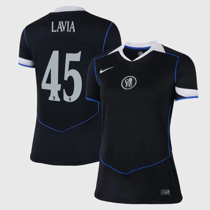 Chelsea chelsea cup nike drittes stadiontrikot 2025-26 – damen mit lavia 45-aufdruck Trikot - Exklusive Chelsea Fußballbekleidung