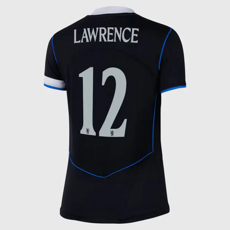Chelsea chelsea cup nike drittes stadiontrikot 2025-26 – damen mit lawrence 12-aufdruck Trikot - Exklusive Chelsea Fußballbekleidung Chelsea chelsea cup nike drittes stadiontrikot 2025-26 – damen mit lawrence 12-aufdruck Trikot - Exklusive Chelsea Fußballbekleidung