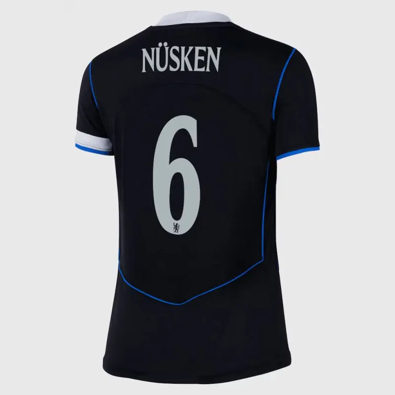Chelsea chelsea cup nike drittes stadiontrikot 2025-26 – damen mit nüsken 6-aufdruck Trikot - Exklusive Chelsea Fußballbekleidung Chelsea chelsea cup nike drittes stadiontrikot 2025-26 – damen mit nüsken 6-aufdruck Trikot - Exklusive Chelsea Fußballbekleidung