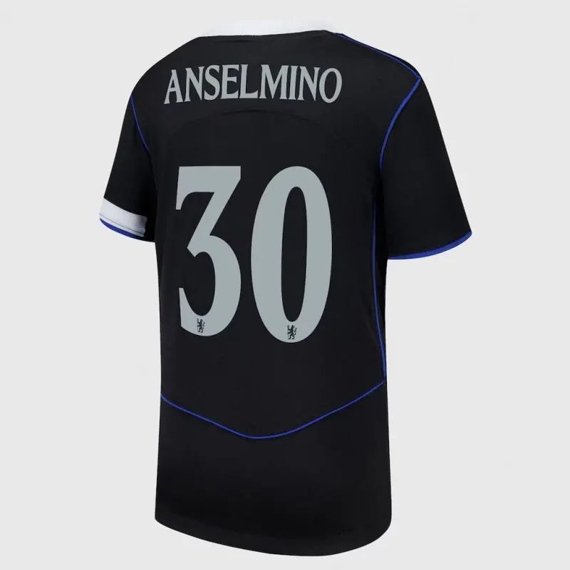 Chelsea chelsea cup nike drittes stadiontrikot 2025-26 – jugendliche mit anselmino 30-aufdruck Trikot - Exklusive Chelsea Fußballbekleidung Chelsea chelsea cup nike drittes stadiontrikot 2025-26 – jugendliche mit anselmino 30-aufdruck Trikot - Exklusive Chelsea Fußballbekleidung