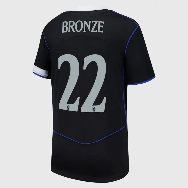 Chelsea chelsea cup nike drittes stadiontrikot 2025-26 – jugendliche mit aufdruck bronze 22 Trikot - Exklusive Chelsea Fußballbekleidung Chelsea chelsea cup nike drittes stadiontrikot 2025-26 – jugendliche mit aufdruck bronze 22 Trikot - Exklusive Chelsea Fußballbekleidung