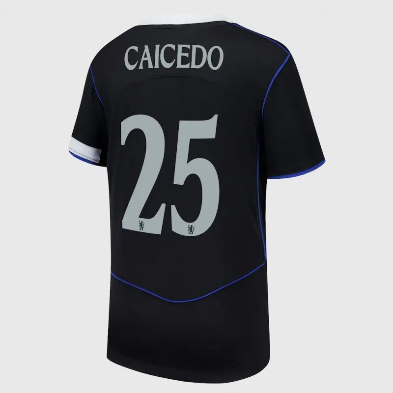 Chelsea chelsea cup nike drittes stadiontrikot 2025-26 – jugendliche mit caicedo 25-aufdruck Trikot - Exklusive Chelsea Fußballbekleidung Chelsea chelsea cup nike drittes stadiontrikot 2025-26 – jugendliche mit caicedo 25-aufdruck Trikot - Exklusive Chelsea Fußballbekleidung
