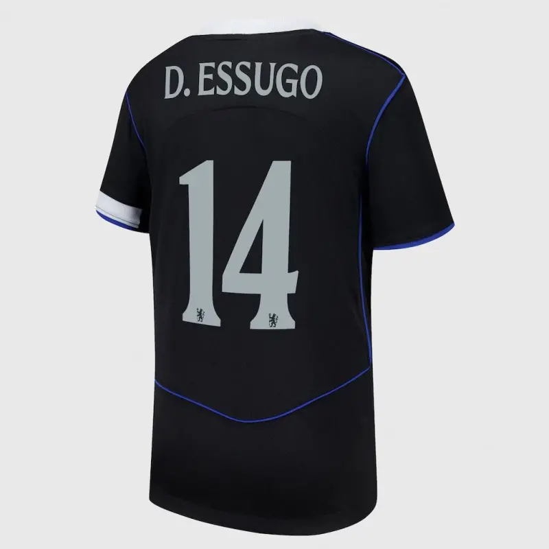 Chelsea chelsea cup nike drittes stadiontrikot 2025-26 – jugendliche mit d.essugo 14-aufdruck Trikot - Exklusive Chelsea Fußballbekleidung Chelsea chelsea cup nike drittes stadiontrikot 2025-26 – jugendliche mit d.essugo 14-aufdruck Trikot - Exklusive Chelsea Fußballbekleidung