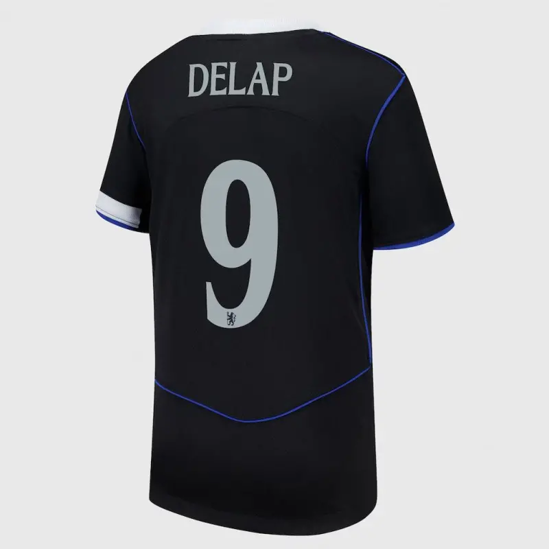 Chelsea chelsea cup nike drittes stadiontrikot 2025-26 – jugendliche mit delap 9-aufdruck Trikot - Exklusive Chelsea Fußballbekleidung Chelsea chelsea cup nike drittes stadiontrikot 2025-26 – jugendliche mit delap 9-aufdruck Trikot - Exklusive Chelsea Fußballbekleidung