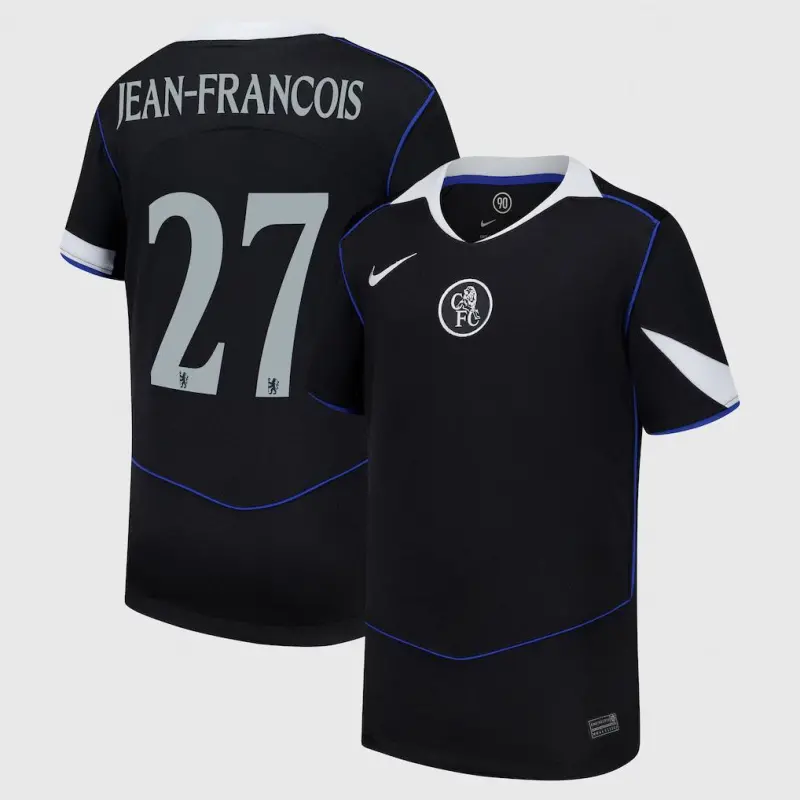 Chelsea chelsea cup nike drittes stadiontrikot 2025-26 – jugendliche mit jean-francois 27-aufdruck Trikot - Exklusive Chelsea Fußballbekleidung