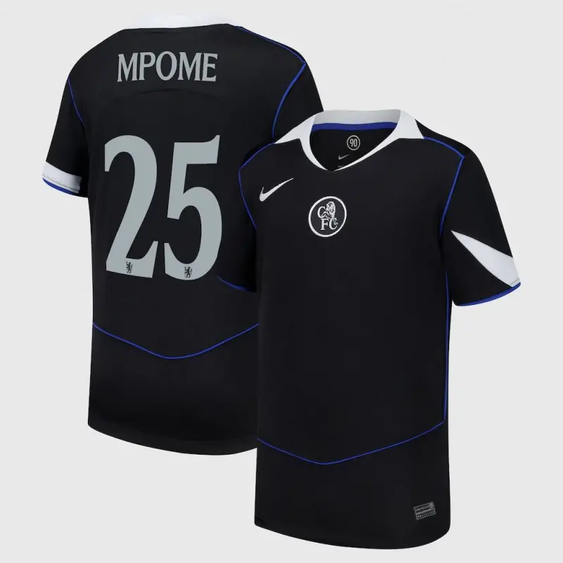 Chelsea chelsea cup nike drittes stadiontrikot 2025-26 – jugendliche mit mpome 25-aufdruck Trikot - Exklusive Chelsea Fußballbekleidung