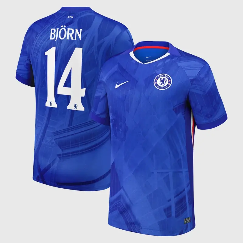 Chelsea chelsea cup nike heimstadion-trikot 2025-26 mit björn 14-aufdruck Trikot - Exklusive Chelsea Fußballbekleidung