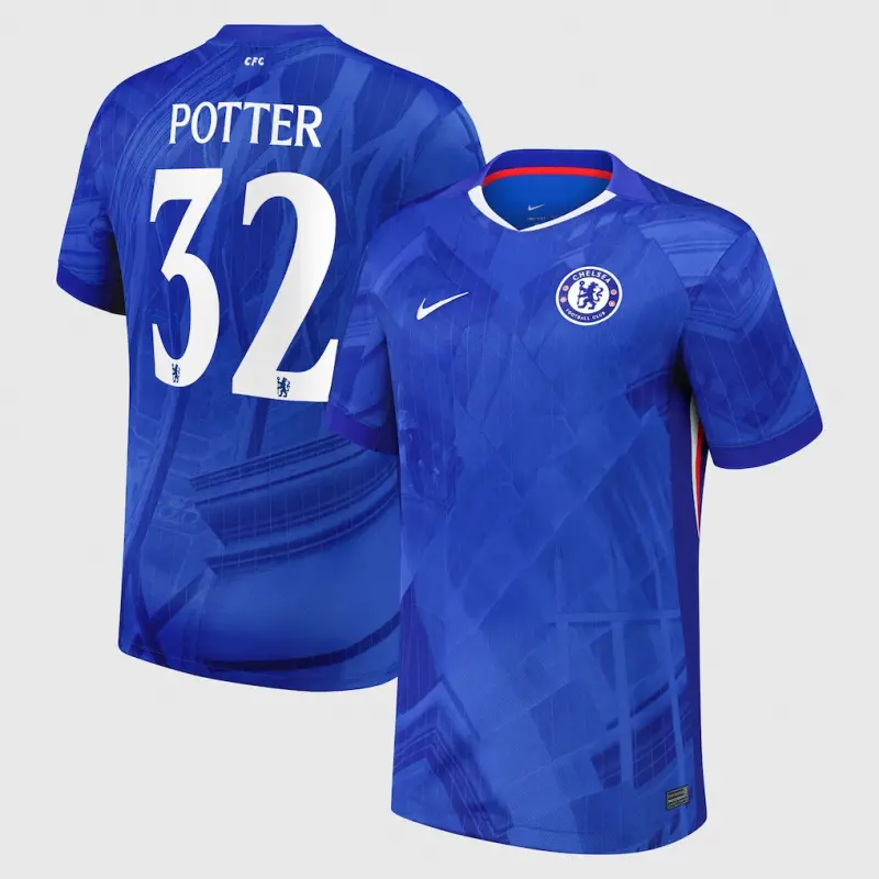 Chelsea chelsea cup nike heimstadion-trikot 2025-26 mit potter 32-aufdruck Trikot - Exklusive Chelsea Fußballbekleidung