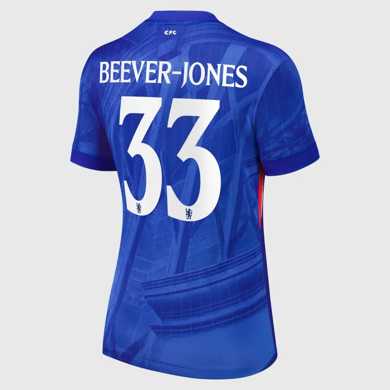 Chelsea chelsea cup nike heimstadion-trikot 2025-26 – damen mit beever-jones 33-aufdruck Trikot - Exklusive Chelsea Fußballbekleidung Chelsea chelsea cup nike heimstadion-trikot 2025-26 – damen mit beever-jones 33-aufdruck Trikot - Exklusive Chelsea Fußballbekleidung