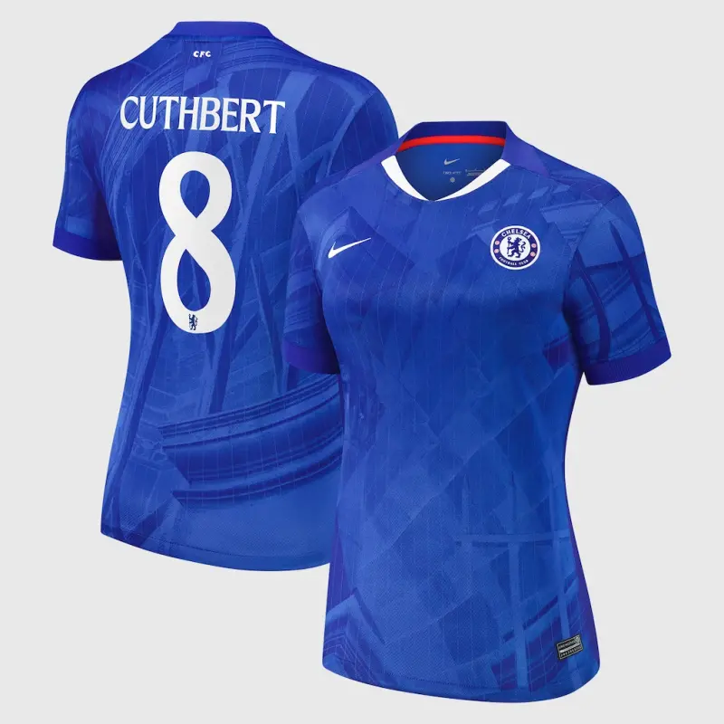 Chelsea chelsea cup nike heimstadion-trikot 2025-26 – damen mit cuthbert 8-aufdruck Trikot - Exklusive Chelsea Fußballbekleidung