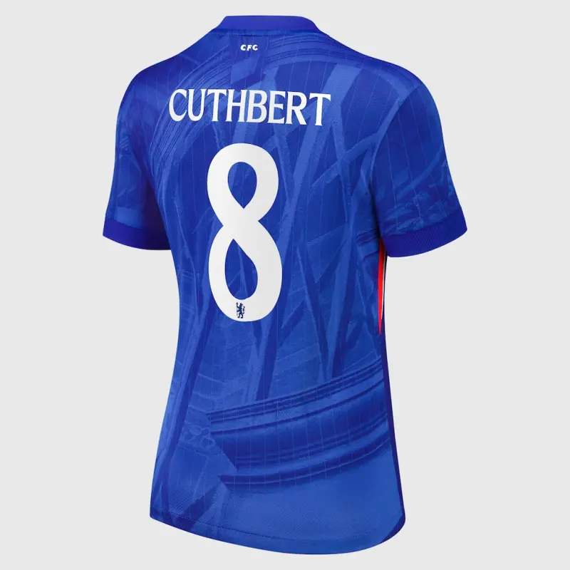 Chelsea chelsea cup nike heimstadion-trikot 2025-26 – damen mit cuthbert 8-aufdruck Trikot - Exklusive Chelsea Fußballbekleidung Chelsea chelsea cup nike heimstadion-trikot 2025-26 – damen mit cuthbert 8-aufdruck Trikot - Exklusive Chelsea Fußballbekleidung