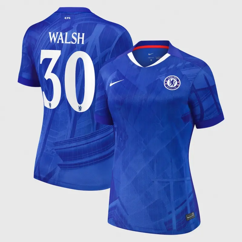 Chelsea chelsea cup nike heimstadion-trikot 2025-26 – damen mit walsh 30-aufdruck Trikot - Exklusive Chelsea Fußballbekleidung