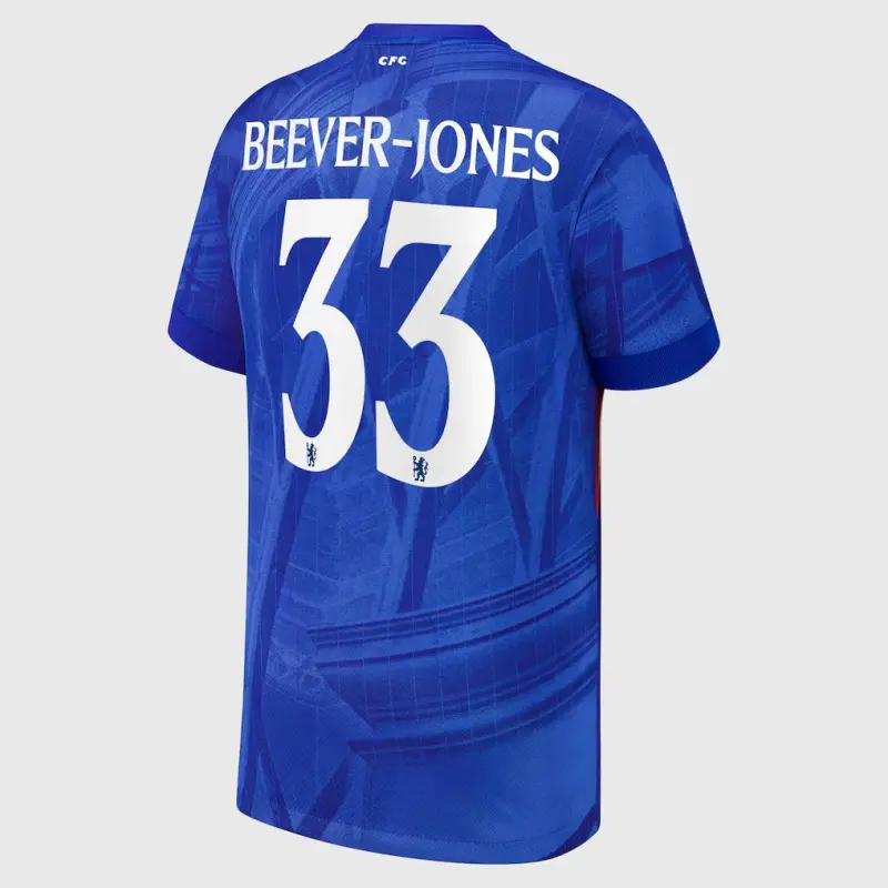 Chelsea chelsea cup nike heimstadion-trikot 2025-26 – jugendliche mit beever-jones 33-aufdruck Trikot - Exklusive Chelsea Fußballbekleidung Chelsea chelsea cup nike heimstadion-trikot 2025-26 – jugendliche mit beever-jones 33-aufdruck Trikot - Exklusive Chelsea Fußballbekleidung