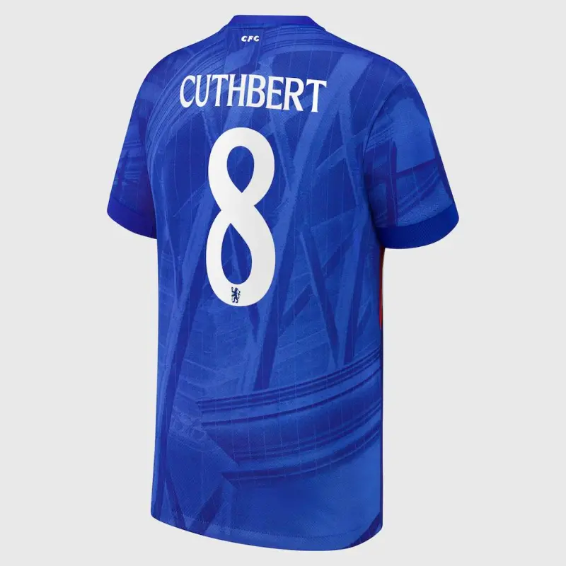 Chelsea chelsea cup nike heimstadion-trikot 2025-26 – jugendliche mit cuthbert 8-aufdruck Trikot - Exklusive Chelsea Fußballbekleidung Chelsea chelsea cup nike heimstadion-trikot 2025-26 – jugendliche mit cuthbert 8-aufdruck Trikot - Exklusive Chelsea Fußballbekleidung