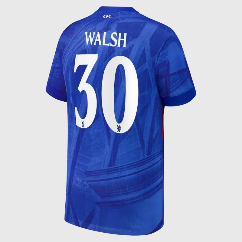 Chelsea chelsea cup nike heimstadion-trikot 2025-26 – jugendliche mit walsh 30-aufdruck Trikot - Exklusive Chelsea Fußballbekleidung Chelsea chelsea cup nike heimstadion-trikot 2025-26 – jugendliche mit walsh 30-aufdruck Trikot - Exklusive Chelsea Fußballbekleidung