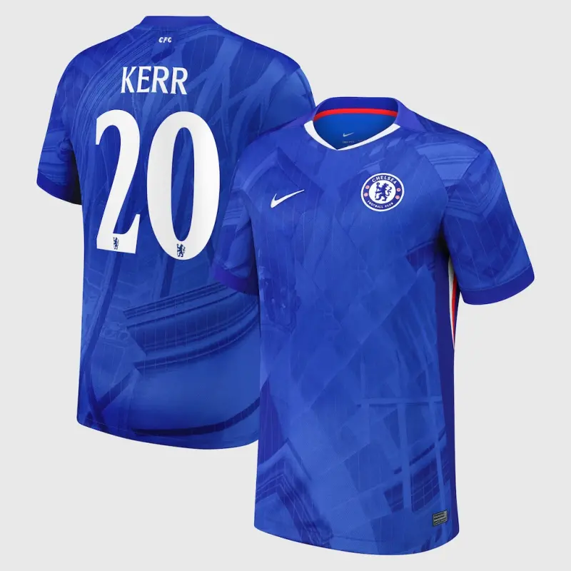 Chelsea chelsea cup nike heimstadiontrikot 2025-26 mit kerr 20-aufdruck Trikot - Exklusive Chelsea Fußballbekleidung