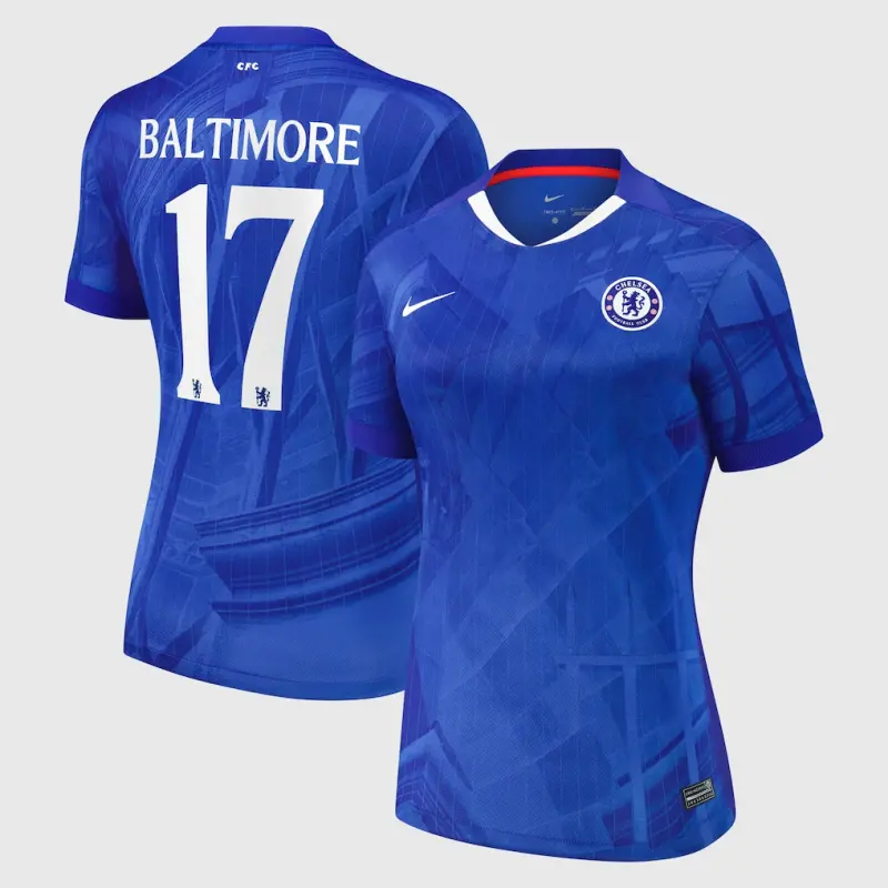 Chelsea chelsea cup nike heimstadiontrikot 2025-26 – damen mit baltimore 17-aufdruck Trikot - Exklusive Chelsea Fußballbekleidung