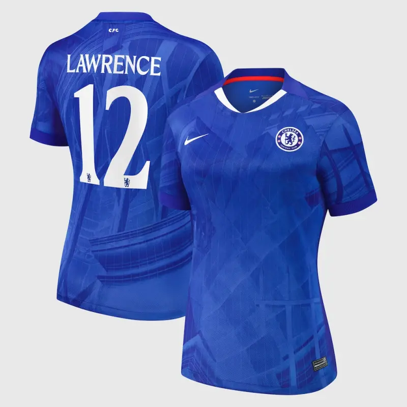 Chelsea chelsea cup nike heimstadiontrikot 2025-26 – damen mit lawrence 12-aufdruck Trikot - Exklusive Chelsea Fußballbekleidung