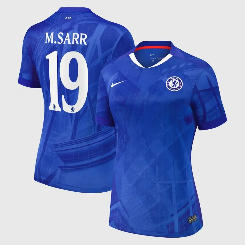 Chelsea chelsea cup nike heimstadiontrikot 2025-26 – damen mit m.sarr 19-aufdruck Trikot - Exklusive Chelsea Fußballbekleidung