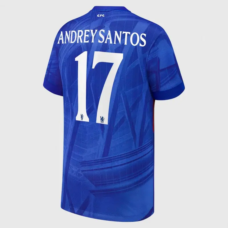 Chelsea chelsea cup nike heimstadiontrikot 2025-26 – jugendliche mit andrey santos 17-aufdruck Trikot - Exklusive Chelsea Fußballbekleidung Chelsea chelsea cup nike heimstadiontrikot 2025-26 – jugendliche mit andrey santos 17-aufdruck Trikot - Exklusive Chelsea Fußballbekleidung