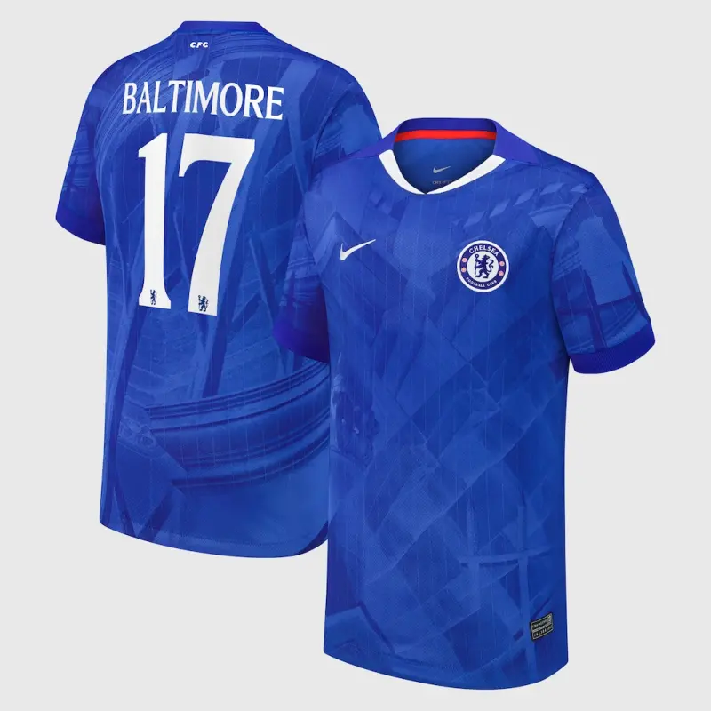 Chelsea chelsea cup nike heimstadiontrikot 2025-26 – jugendliche mit baltimore 17-aufdruck Trikot - Exklusive Chelsea Fußballbekleidung