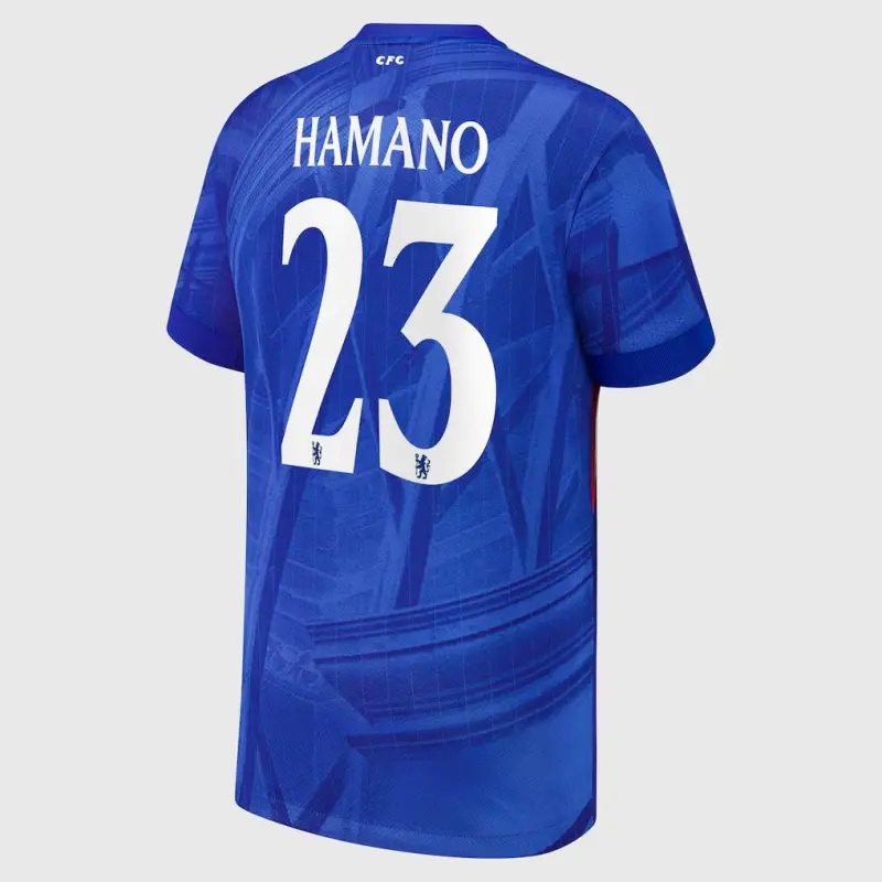 Chelsea chelsea cup nike heimstadiontrikot 2025-26 – jugendliche mit hamano 23-aufdruck Trikot - Exklusive Chelsea Fußballbekleidung Chelsea chelsea cup nike heimstadiontrikot 2025-26 – jugendliche mit hamano 23-aufdruck Trikot - Exklusive Chelsea Fußballbekleidung
