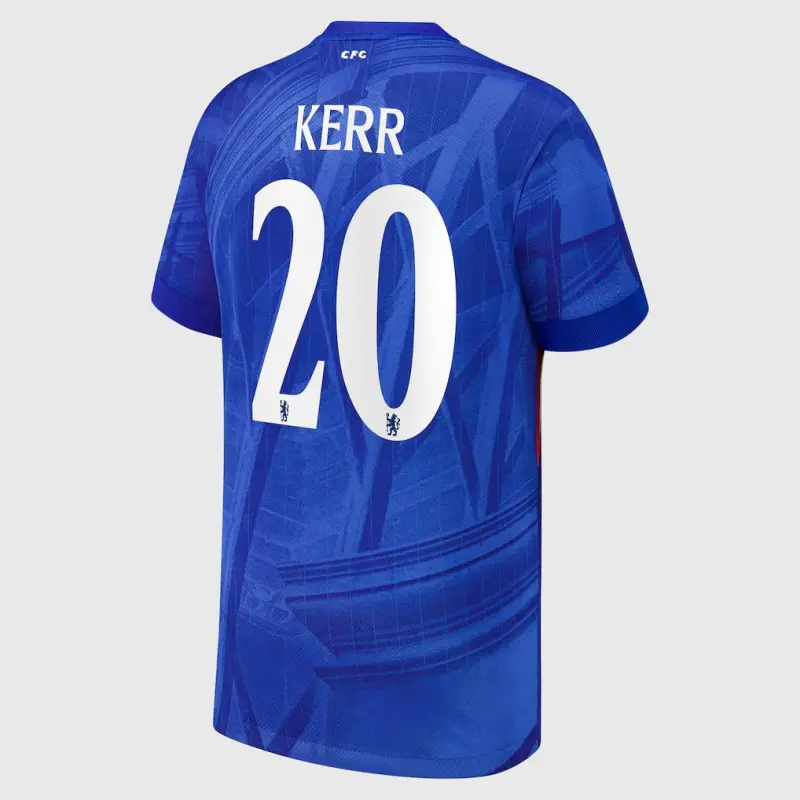 Chelsea chelsea cup nike heimstadiontrikot 2025-26 – jugendliche mit kerr 20-aufdruck Trikot - Exklusive Chelsea Fußballbekleidung Chelsea chelsea cup nike heimstadiontrikot 2025-26 – jugendliche mit kerr 20-aufdruck Trikot - Exklusive Chelsea Fußballbekleidung