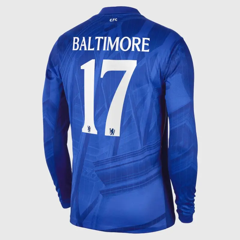 Chelsea chelsea cup nike home stadium langarmtrikot 2025-26 mit baltimore 17-aufdruck Trikot - Exklusive Chelsea Fußballbekleidung Chelsea chelsea cup nike home stadium langarmtrikot 2025-26 mit baltimore 17-aufdruck Trikot - Exklusive Chelsea Fußballbekleidung